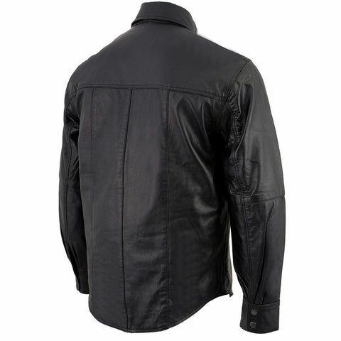 Milwaukee Leather LKM1600 Men's Black Lightweight Casual Biker Style L ...