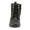 Milwaukee Leather MBK9275 Boys Black Lace-Up Boots with Side Zipper Entry