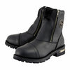 Milwaukee Leather MBL202 Women's Double Sided Zipper Leather Riding Boots