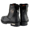 Milwaukee Leather MBL202 Women's Double Sided Zipper Leather Riding Boots