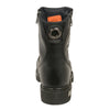 Milwaukee Leather MBL202 Womens Double Sided Zipper Leather Riding Boots - Milwaukee Leather Womens Boots