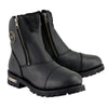 Milwaukee Leather MBL202 Women's Double Sided Zipper Leather Riding Boots