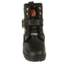 Milwaukee Leather MBL9310 Womens Lace-Up Black Engineer Motorcycle Boots - Milwaukee Leather Womens Boots