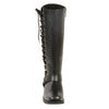 Milwaukee Leather MBL9365 Ladies Black 14 Inch Classic Harness Square Toe Leather Tall Boots with Lacing - Milwaukee Leather Womens Boots