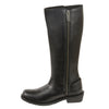 Milwaukee Leather MBL9365 Ladies Black 14 Inch Classic Harness Square Toe Leather Tall Boots with Lacing - Milwaukee Leather Womens Boots