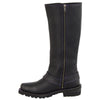 Milwaukee Leather MBL9366 Ladies Black 14 Inch Leather Harness Boots with Purple Accent Lacing - Milwaukee Leather Womens Boots