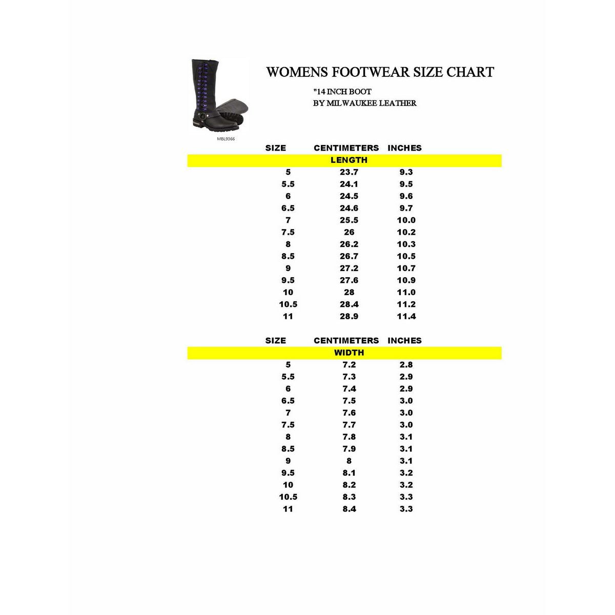 Milwaukee Leather MBL9366 Ladies Black 14 Inch Leather Harness Boots with Purple Accent Lacing - Milwaukee Leather Womens Boots