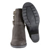 Milwaukee Performance MBL9406 Women's Stone Grey Triple Buckle Side Zipper Boots with Platform Heel