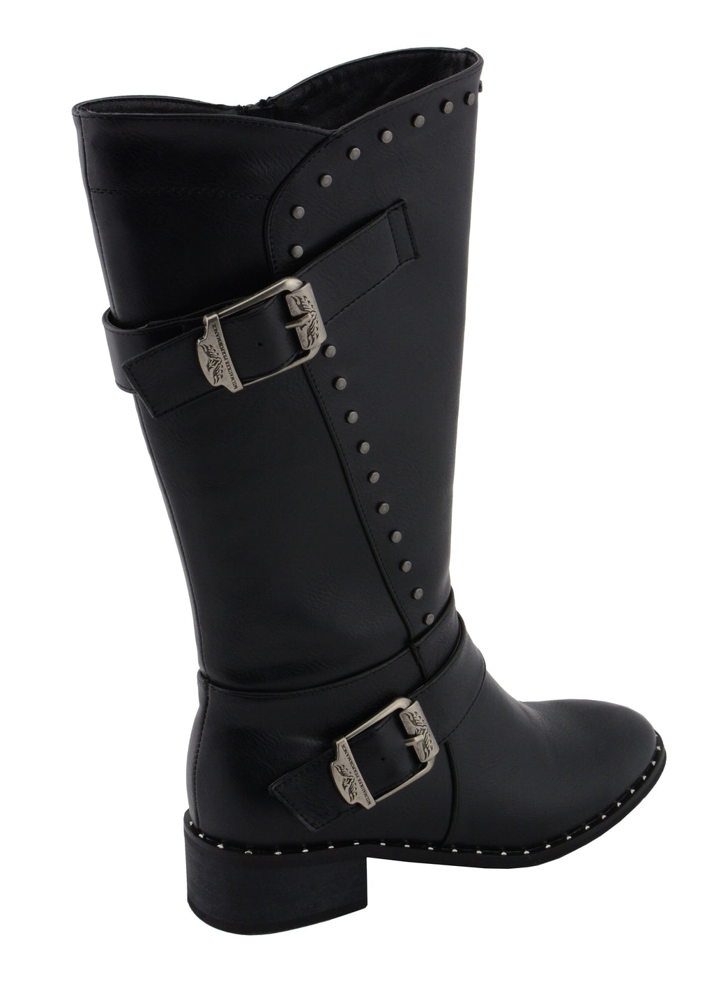 Milwaukee Performance MBL9423 Women's Black Studded Boots with Studded Outsole