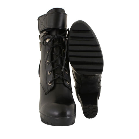 Milwaukee Performance MBL9425 Women's Black Lace-Up Boots with Double Height Option