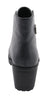 Milwaukee Performance MBL9426 Women's Distress Black Rocker Boots with Studded Instep