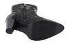 Milwaukee Performance MBL9429 Women's Black Western Style Boots with Studded Bling