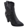 Milwaukee Performance MBL9429 Women's Black Western Style Boots with Studded Bling