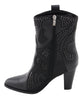 Milwaukee Performance MBL9429 Women's Black Western Style Boots with Studded Bling