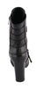 Milwaukee Performance MBL9431 Women's Black Lace-Up Boots with Block Heel and Buckle Strap
