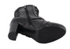 Milwaukee Performance MBL9431 Women's Black Lace-Up Boots with Block Heel and Buckle Strap