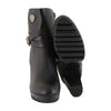 Milwaukee Performance MBL9435 Women's Black Double Strap Side Zipper Boots with Platform Heel