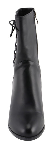 Milwaukee Leather MBL9436 Women's Black Lace-Side Fashion Riding Boots
