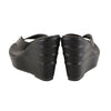 Milwaukee Performance MBL9460 Women's Black Wedge Sandals with Studed Straps