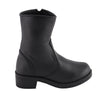 Milwaukee Leather MBL9480 Ladies Black Super Clean Riding Boots with Side Zipper Entry