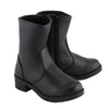 Milwaukee Leather MBL9480 Ladies Black Super Clean Riding Boot with Side Zipper Entry - Milwaukee Leather Womens Boots