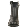 Milwaukee Leather MBM102 Mens Black Super Clean Double Sided Zipper Entry Boots - Milwaukee Leather Mens Boots