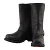 Milwaukee Leather MBM131 Mens Black 11-Inch Classic Square Toe Harness Boots - Milwaukee Leather Mens Boots