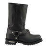 Milwaukee Leather MBM131 Mens Black 11-Inch Classic Square Toe Harness Boots - Milwaukee Leather Mens Boots