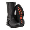 Milwaukee Leather MBM131 Mens Black 11-Inch Classic Square Toe Harness Boots - Milwaukee Leather Mens Boots