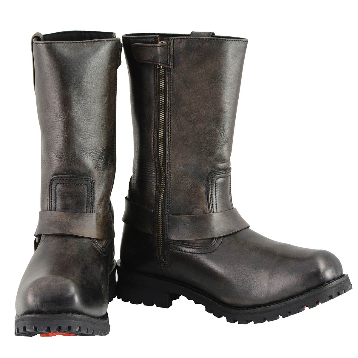 Milwaukee Leather MBM9005W Men s Classic Distressed Brown Wide Width