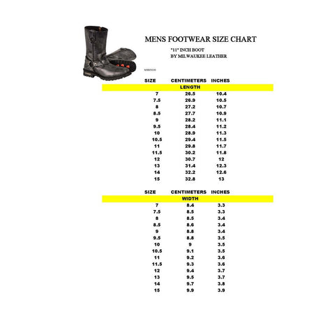 Milwaukee Leather MBM9006 Mens Distressed Gray 11 Inch Classic Harness Square Toe Boot - Milwaukee Leather Mens Boots
