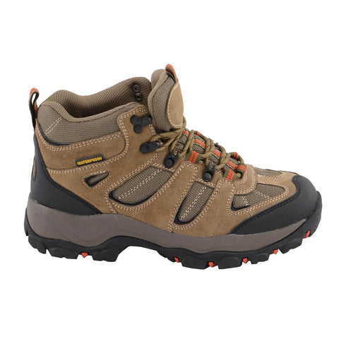 Milwaukee Leather MBM9150 Men's Brown Suede Lace-Up Waterproof Outdoor Hiking Boots
