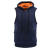Milwaukee Performance MDM3020 Men's Blue Denim 3 in 1 Club Style Vest with Removable Hoodie