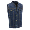 Milwaukee Performance MDM3020 Men's Blue Denim 3 in 1 Club Style Vest with Removable Hoodie