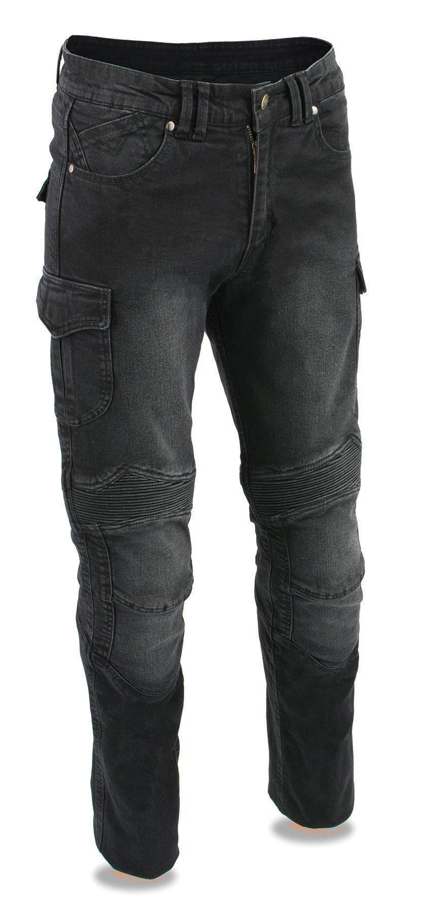 Milwaukee Performance MDM5011 Men's Black Armored Straight Cut Denim Jeans Reinforced with Aramid by DuPont Fibers - Milwaukee Performance Mens Denim Pants