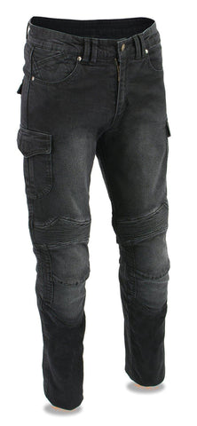 Milwaukee Performance MDM5011 Men's Black Armored Straight Cut Denim Jeans Reinforced with Aramid by DuPont Fibers - Milwaukee Performance Mens Denim Pants