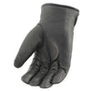 Milwaukee Leather MG7523 Men's Black Leather Waterproof Cruiser Motorcycle Hand Gloves