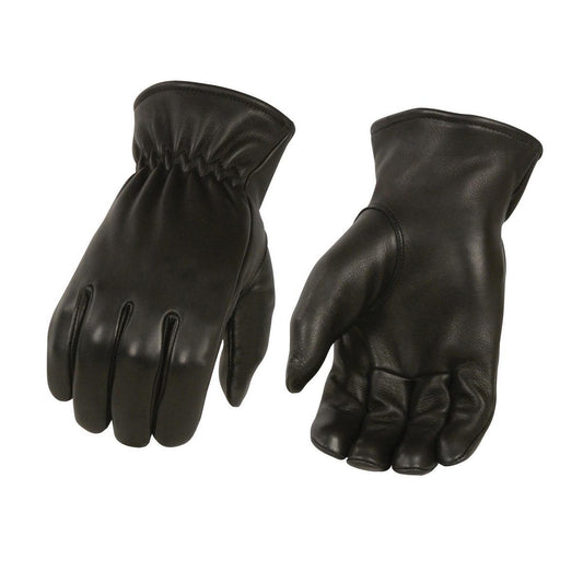 Milwaukee Leather MG7596 Men’s ‘Cinch Wrist’ Unlined Deerskin Gloves with Cool Tec Technology