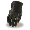 Xelement XG7700 Ladies 'Driver' Black Lightweight Leather Gloves
