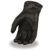 Milwaukee Leather MG7715 Women's 'Thermal Lined' Black Leather Gloves with Cinch Wrist
