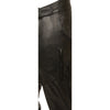 Milwaukee Leather ML1129 Men's Black Leather Vented Chaps with Stretch Thighs - Milwaukee Leather Mens Leather Chaps