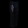 Milwaukee Leather Chaps for Women Black Low-Rise Waist- Double Buckle Reflective Embroidery Motorcycle Chap- ML1187