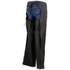 Milwaukee Leather Chaps for Women Black Low-Rise Waist- Double Buckle Reflective Embroidery Motorcycle Chap- ML1187