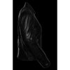 Milwaukee Leather ML1952 Women's Embroidered Wing and Stud Design Black Leather Scooter Jacket with Gun Pocket - Milwaukee Leather Womens Leather Jackets