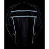 Milwaukee Leather ML2083 Men's Black Vented Reflective Leather Jacket with Gun Pockets - Milwaukee Leather Mens Leather Jackets