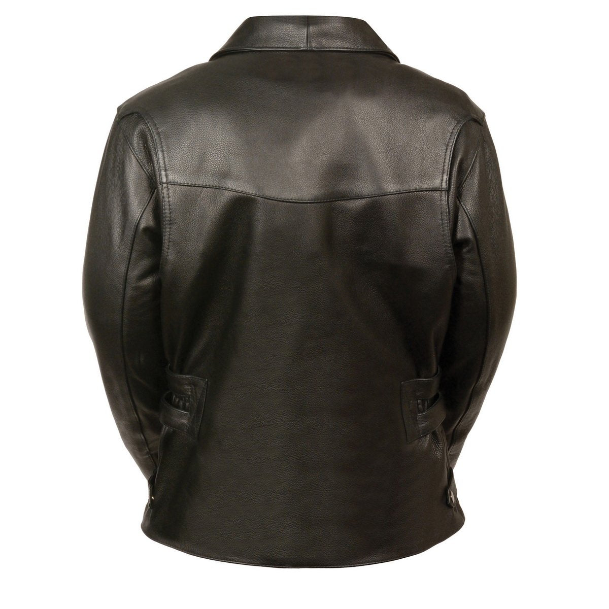 Milwaukee Leather MLL2510 Women's Black Leather Vented Jacket With Side Buckles - Milwaukee Leather Womens Jackets