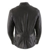 Milwaukee Leather MLL2530 Women's Vented Black Leather Scooter Jacket