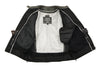 Milwaukee Leather MLL2550 Women's ‘Scooter ‘Distressed Grey Leather Jacket