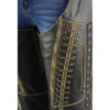 Milwaukee Leather MLL6527 Women's 'Laced' Distressed Brown Leather Chaps - Milwaukee Leather Womens Leather Chaps