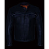 Milwaukee Leather MLM1506 Men's 'Cool-Tec' Black Leather Jacket with Utility and Gun Pockets - Milwaukeee Leather Mens Leather Jackets